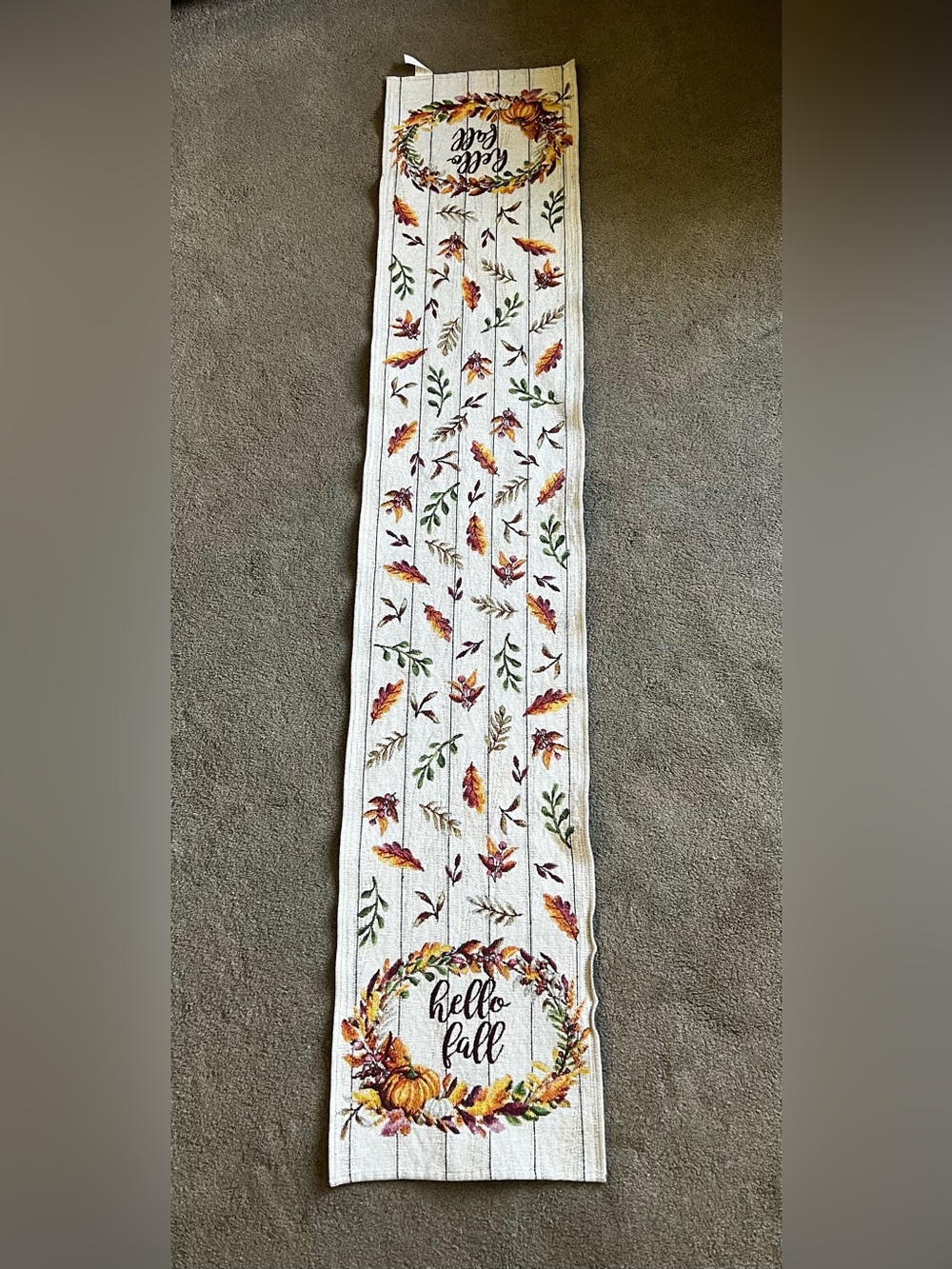 Fall Themed Table Runner